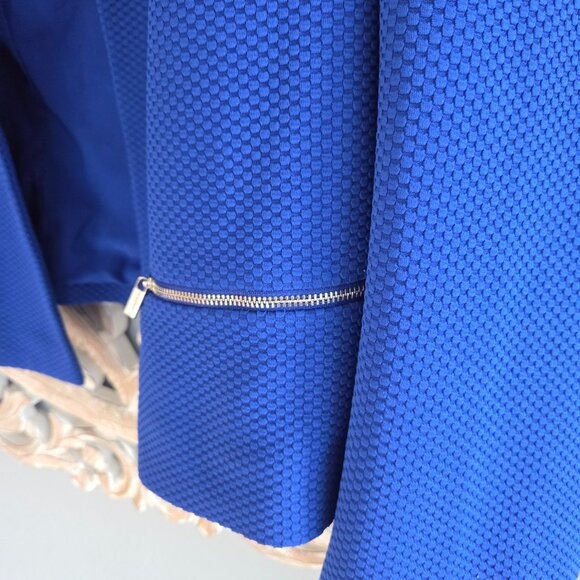 Calvin Klein Cobalt Blue Suit Jacket Blazer Size 22W - Picture 4 of 5